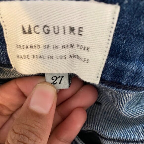 McGuire Denim Medium Light Blue Wash Women's Pencil Skirt Size 27 - Picture 11 of 11